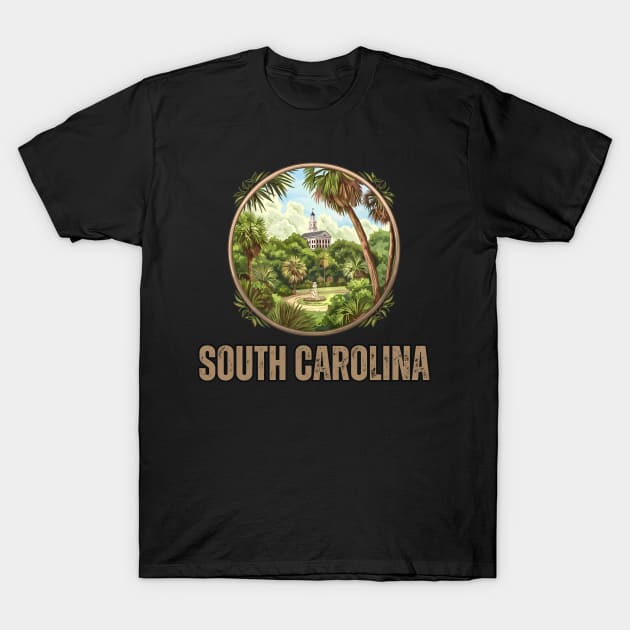 South Carolina State USA T-Shirt by Mary_Momerwids